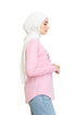 Pink Printed Long - Sleeve Design 18 - Khotwh